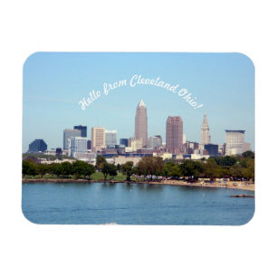 Magnet Flexible Bonjour de l'aimant d'horizon de lac cleveland
