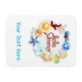 Magnet Flexible Bonjour été (Horizontal)