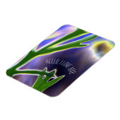 Magnet Flexible "Bonjour, je vous aime" Aimant photo flexible (Côté Gauche)