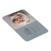 Magnet Flexible Bonjour le monde multiphoto moderne géométrique +  (Côté Droit)