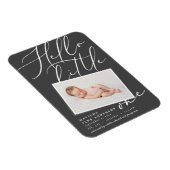 Magnet Flexible Bonjour petit un chic élégant photo moderne (Côté Droit)