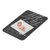 Magnet Flexible Bonjour petit un chic élégant photo moderne (Côté Gauche)