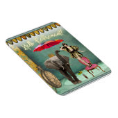 Magnet Flexible Bonjour Retraite Fun et Funky (Côté Droit)