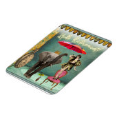 Magnet Flexible Bonjour Retraite Fun et Funky (Côté Gauche)