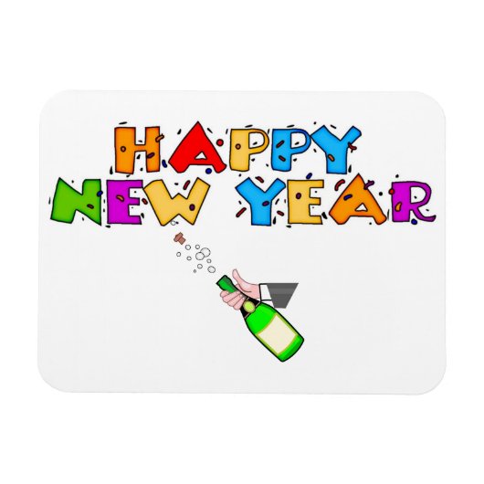 Magnet Flexible Bonne année (Horizontal)