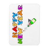 Magnet Flexible Bonne année (Vertical)