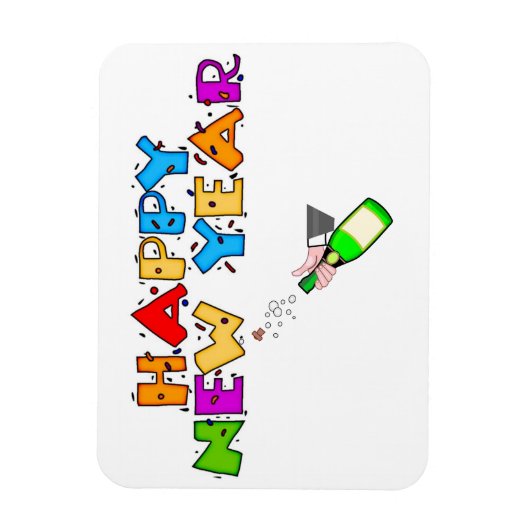 Magnet Flexible Bonne année (Vertical)