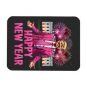 Magnet Flexible Bonne année Eve Trump Résolution 2025 (Horizontal)