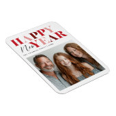 Magnet Flexible Bonne année Red Design (Côté Droit)