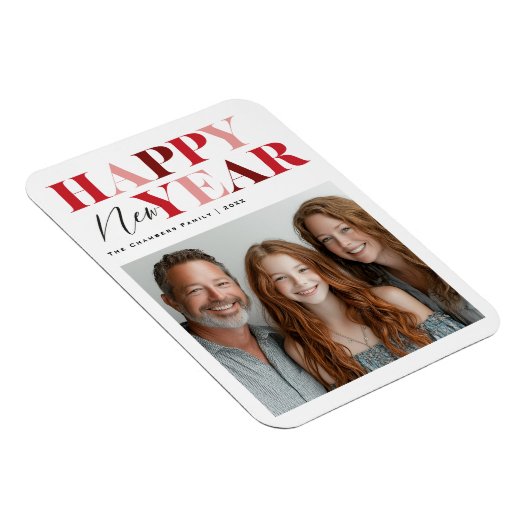 Magnet Flexible Bonne année Red Design (Côté Droit)