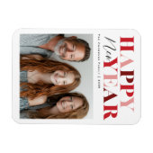 Magnet Flexible Bonne année Red Design (Horizontal)