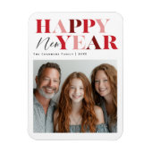 Magnet Flexible Bonne année Red Design (Vertical)