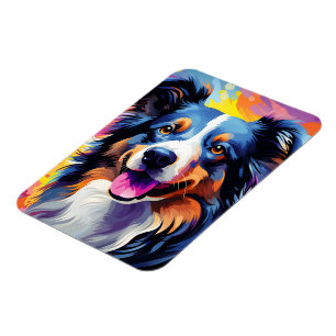 Magnet Flexible Bonne aquarelle Sunny Puppy