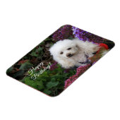 Magnet Flexible Bonne carte magnétique pour chien de caniche d'ann (Côté Gauche)