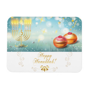 Magnet Flexible Bonne décoration festive du Festival d'Hanoukka