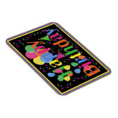 Magnet Flexible Bonne fête d'anniversaire colorée (Côté Droit)
