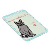 Magnet Flexible Bonne fête des mères | Du chat (Côté Droit)