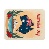 Magnet Flexible Bonne fête nationale australienne (Horizontal)
