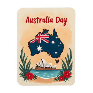 Magnet Flexible Bonne fête nationale australienne