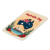 Magnet Flexible Bonne fête nationale australienne (Côté Gauche)