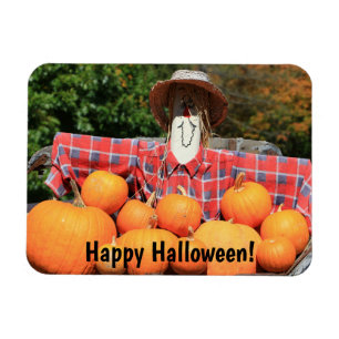Magnet Flexible Bonne Halloween du Patch Citrouille