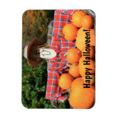 Magnet Flexible Bonne Halloween du Patch Citrouille (Vertical)