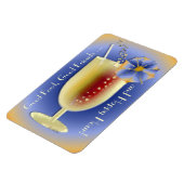 Magnet Flexible Bonne nourriture, bons amis (personnaliser) (Côté Gauche)