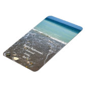 Magnet Flexible Bonne retraite personnalisée Plage Sky (Côté Gauche)
