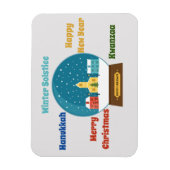 Magnet Flexible Bonnes Fêtes (Vertical)