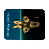 Magnet Flexible Bonnes Fêtes - Chasseur inuit fragile (Horizontal)