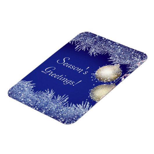 Magnet Flexible Bonnes Fêtes Noël Parties scintillant Noël (Côté Gauche)