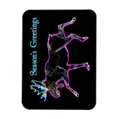 Magnet Flexible Bonnes Fêtes - Oie électrique (Vertical)