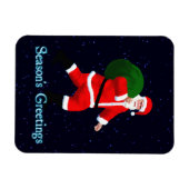 Magnet Flexible Bonnes Fêtes - Père Noël (Horizontal)