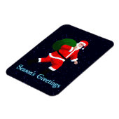 Magnet Flexible Bonnes Fêtes - Père Noël (Côté Gauche)