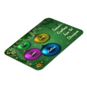 Magnet Flexible Bonnes Fêtes personnalisables (Côté Gauche)