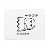 Magnet Flexible Boo de désapprobation Classique Rétro (Horizontal)