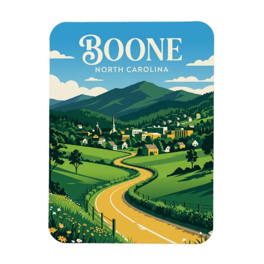 Magnet Flexible Boone États-Unis (Vertical)