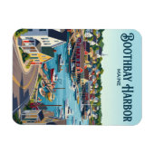 Magnet Flexible Boothbay Harbor États-Unis (Horizontal)