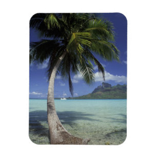 Magnet Flexible Bora Bora, Polynésie française Mt. Otemanu vu