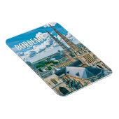 Magnet Flexible Bordeaux Photo Vintage (Côté Droit)