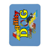 Magnet Flexible Bordure Collie Agilité (Vertical)