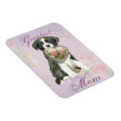 Magnet Flexible Bordure Collie Heart Maman (Côté Droit)
