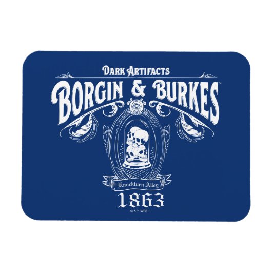 Magnet Flexible BORGIN & BURKES™ Artefacts foncés Magasin graphiqu (Horizontal)