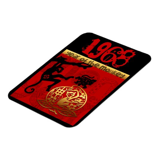 Magnet Flexible Born à Monkey Year 1968 (Côté Gauche)