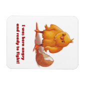 Magnet Flexible Born to fight (Horizontal)