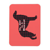 Magnet Flexible Borzoi BFF (Vertical)