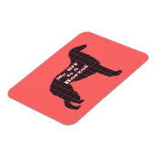 Magnet Flexible Borzoi BFF (Côté Gauche)