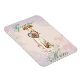 Magnet Flexible Borzoi Heart Maman (Côté Droit)