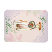 Magnet Flexible Borzoi Heart Maman (Horizontal)