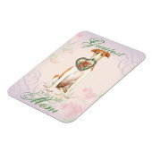 Magnet Flexible Borzoi Heart Maman (Côté Gauche)